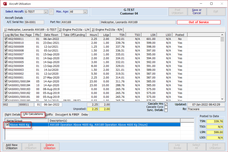 Aircraft Utilization