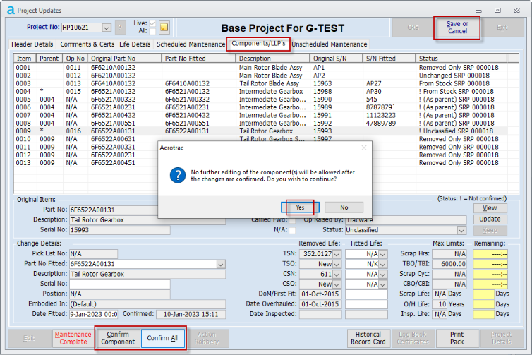 Project Updates - No Maintenance Instruction